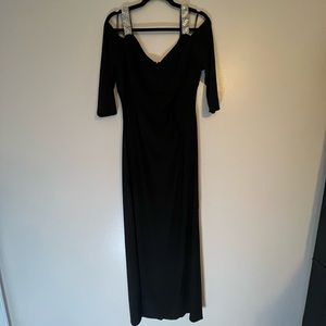 Long Black Party/Holiday Dress size 14